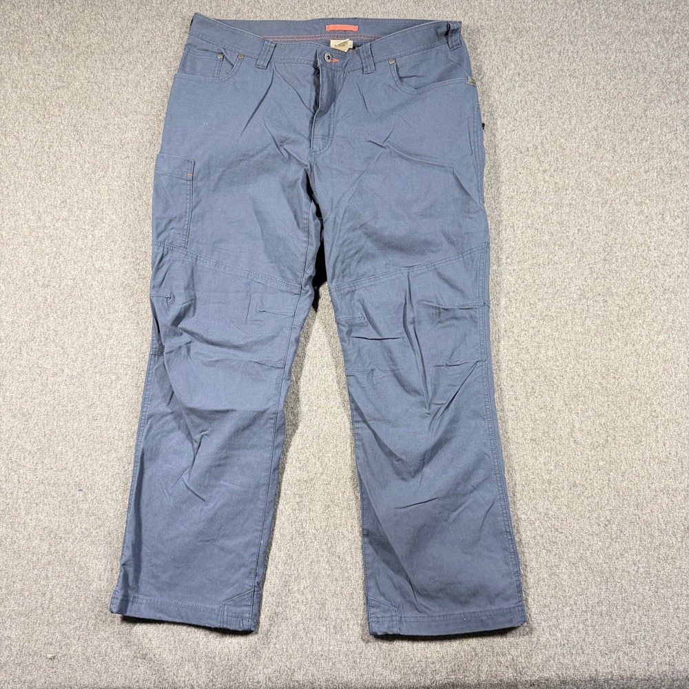 LL Bean Mens Cresta Hiking Pants Blue Gray Outdoor Cargo Technical 40x30